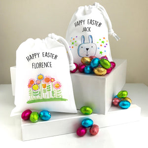 Personalised Easter Gift Bag With Eggs