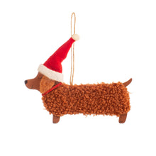 Festive Dachshund Hanging Decoration