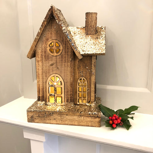 Christmas Light Up House Decoration