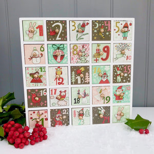 Christmas Colourful Wooden Advent