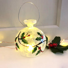 Light Up Christmas Decorated Bottle