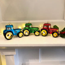 Hanging Christmas Tractor Decoration