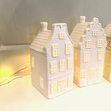 Porcelain Canal House Tea Light Holder