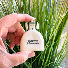 Little Porcelain Happiness Is Homemade Ornament