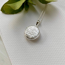 Sterling Silver Floral Locket