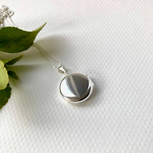 Sterling Silver Floral Locket