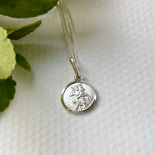 Sterling Silver Small St.Christopher Necklace