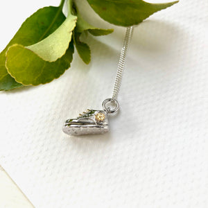 Sterling Silver Baby Congratulations Necklace