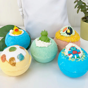 Personalised Children's Rainbow Bath Bomb Set