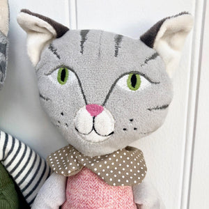 Personalised Soft Toy Cat