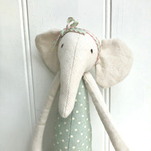 Personalised Toy Linen Elephant