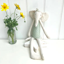 Personalised Toy Linen Elephant