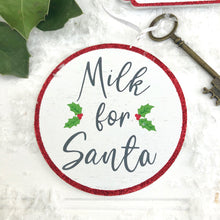 Santa's Magic Key And Milk Coaster