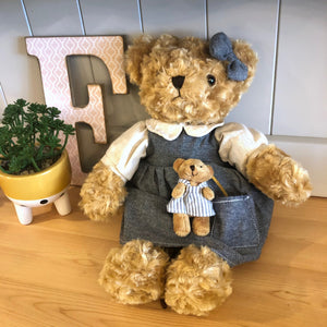 Personalised Mummy Or Daddy Bear with Baby