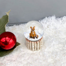 Christmas Little Fox Snow Globe