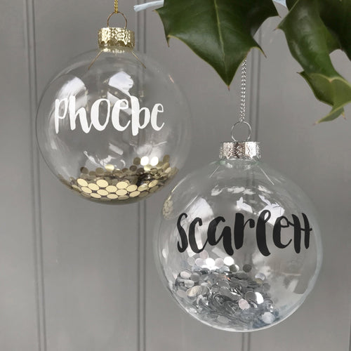 Personalised Christmas Bauble