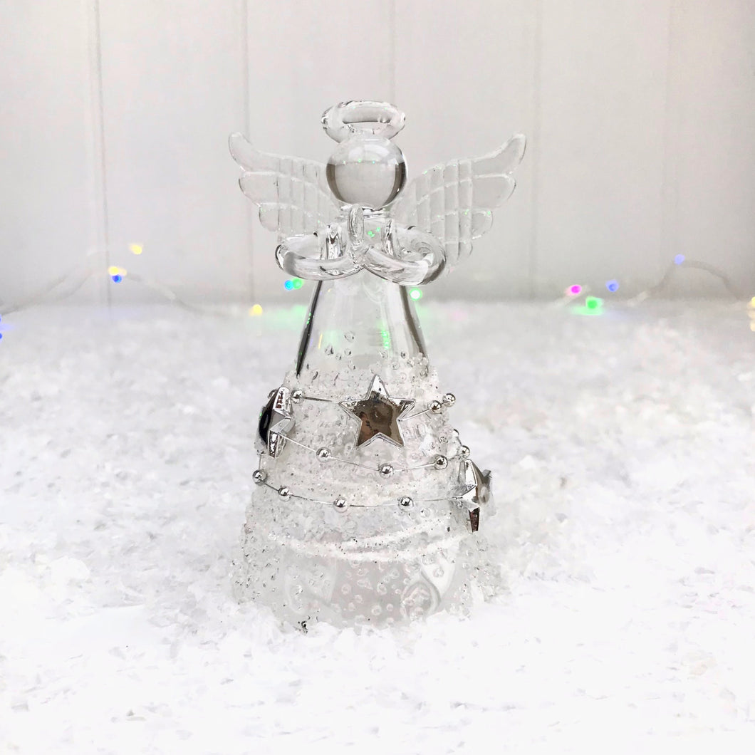 Christmas Spun Glass Angel