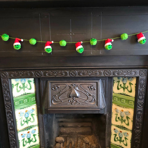 Christmas Felt Sprout Bunting