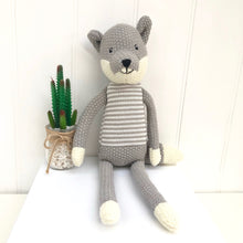 Knitted Fox Soft Toy