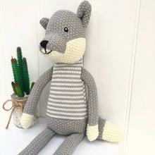 Knitted Fox Soft Toy