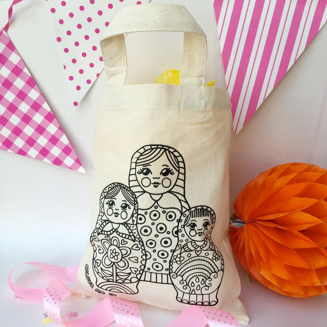 Russian Dolls Colour In Party Bag