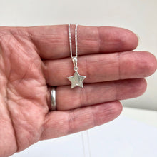 Sterling Silver And Enamel Star Necklace