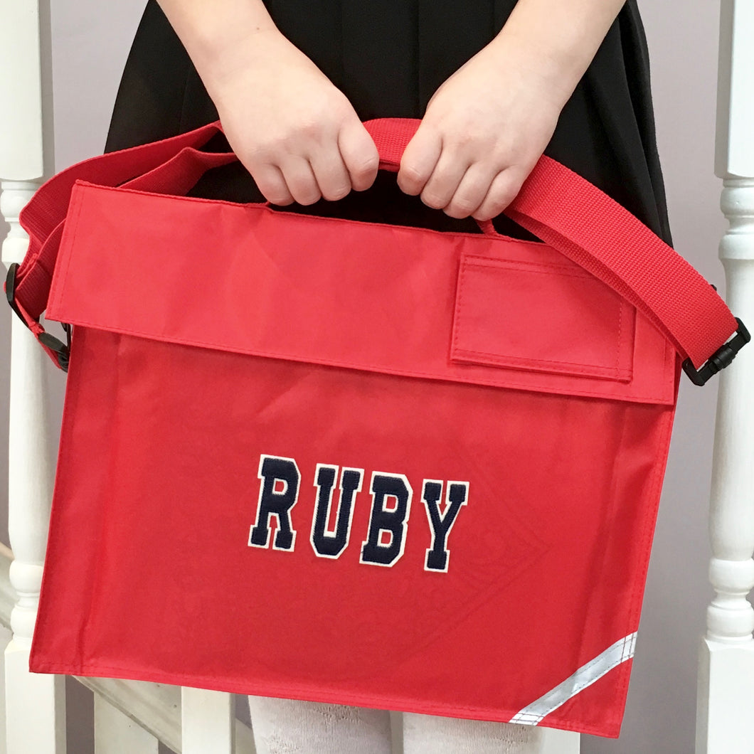 Personalised School Bag Varsity Name