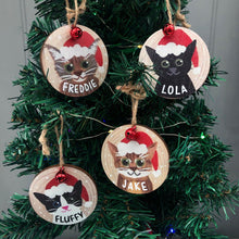 Christmas Cat Personalised Decoration