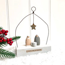 Handmade Wooden Nativity Scene