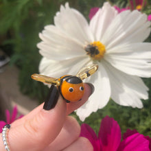 Hand Blown Glass Flying Bee