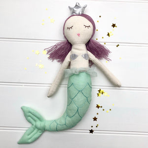 Mermaid With Purple Hair