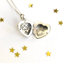 Sterling Silver Decorative Locket Necklace