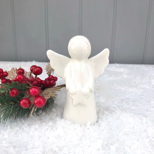 Christmas Ceramic Angel Decoration