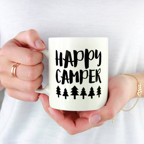Personalised Happy Camper Mug
