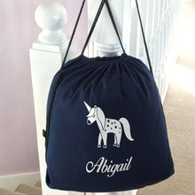 Personalised School PE Bag Unicorn