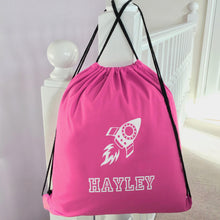 Personalised School PE Bag Rocket