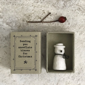 Matchbox Porcelain Snowman