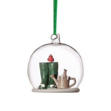 Personalised Gardening Glass Bauble