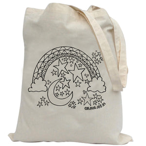Tote Bag Colour Me In Moon