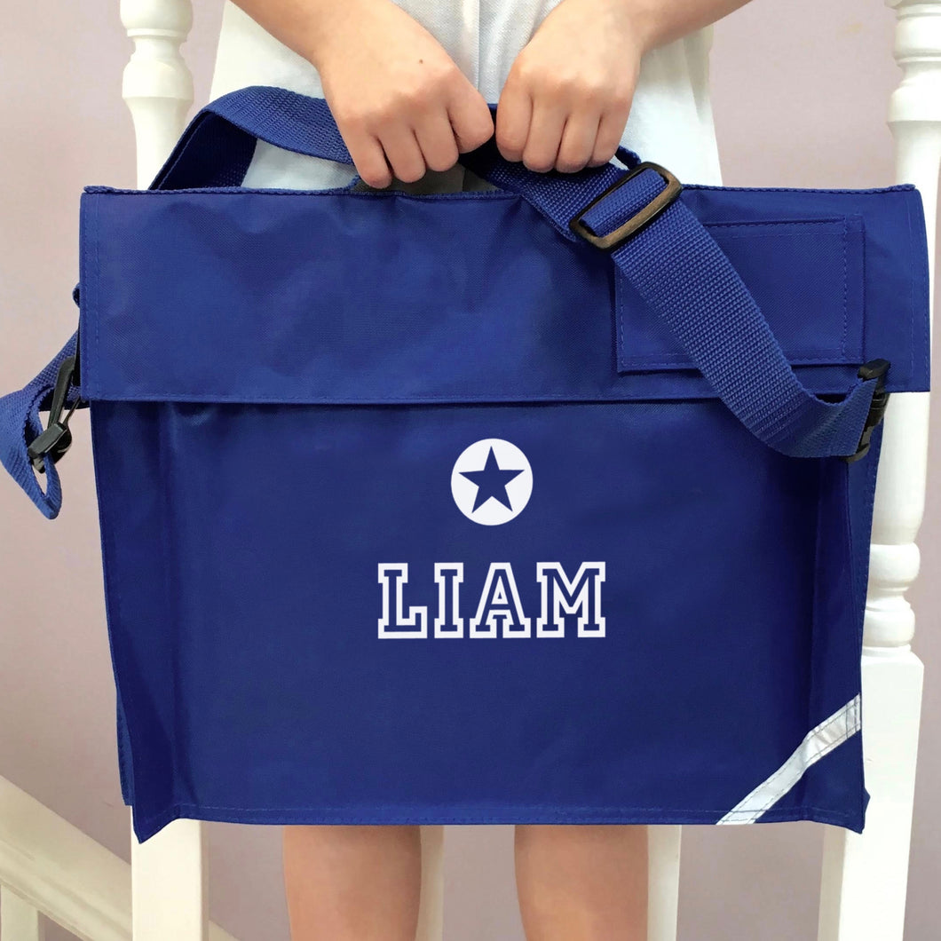 Personalised School Bag Star