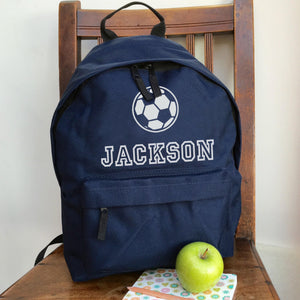PersonalisedFootball Backpack (Vinyl) with ANY NAME