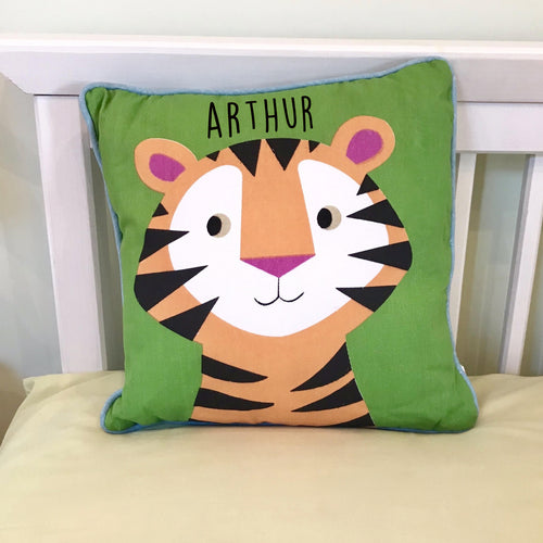 Personalised Tiger Cushion