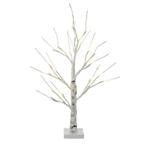 White Birch Light Up Tree