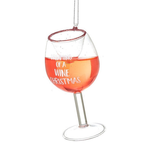 Dreaming Of A Wine Christmas Tree Decoration