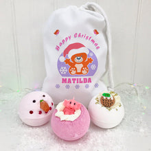 Children's Personalised Bath Bomb Set
