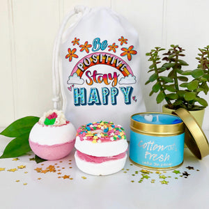 Stay Happy Bath Bomb Gift Set