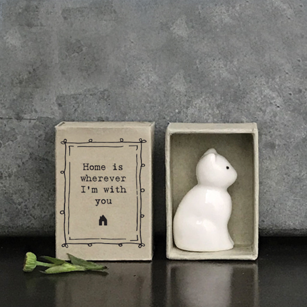 Matchbox Porcelain Cat