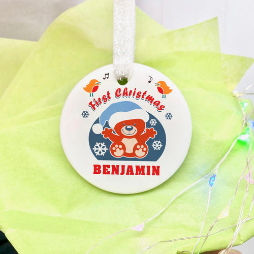 Baby's First Christmas Ceramic Decoration