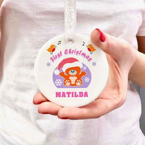 Baby's First Christmas Ceramic Decoration
