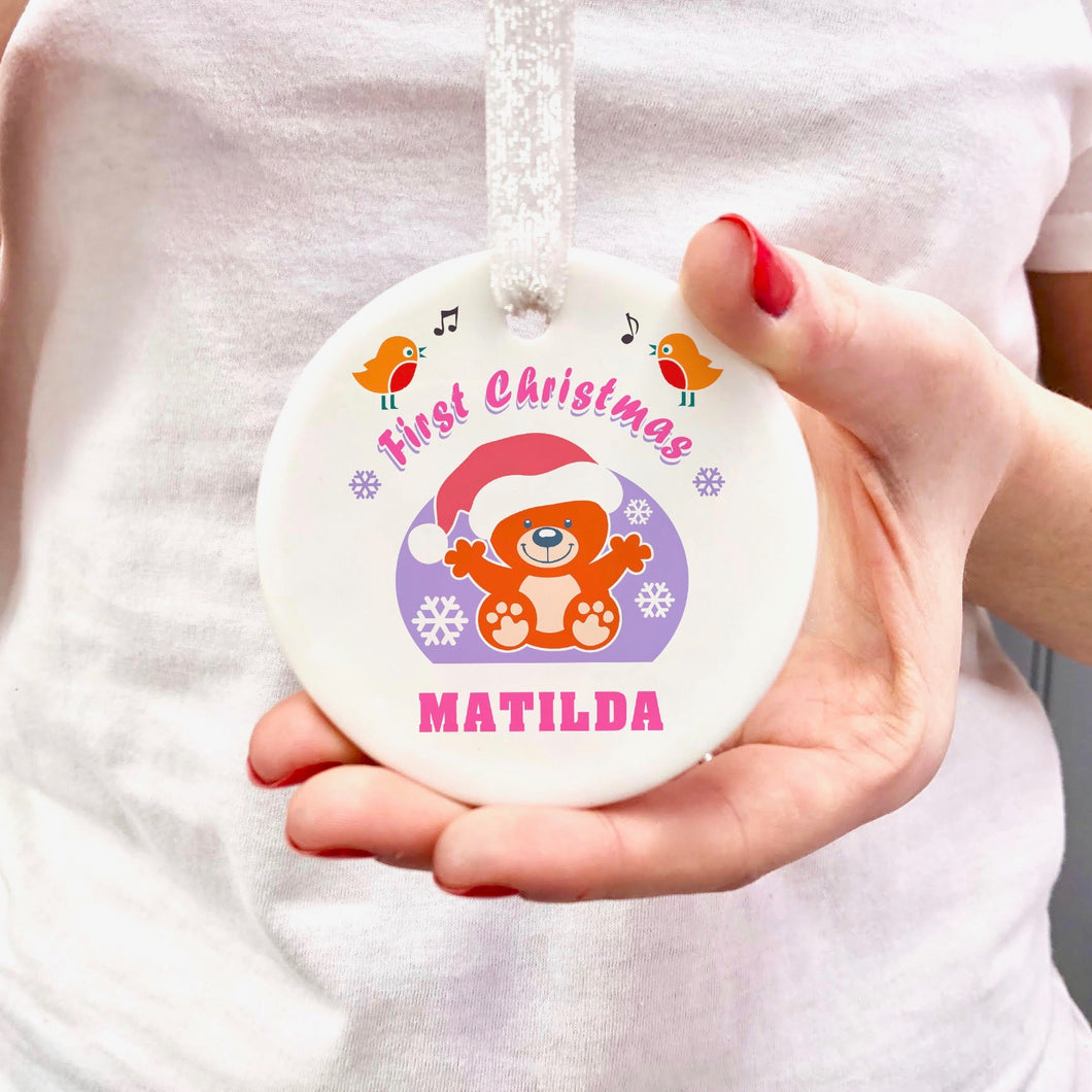 Baby's First Christmas Ceramic Decoration